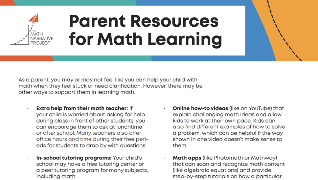 Screenshot of the Beyond Homework handout