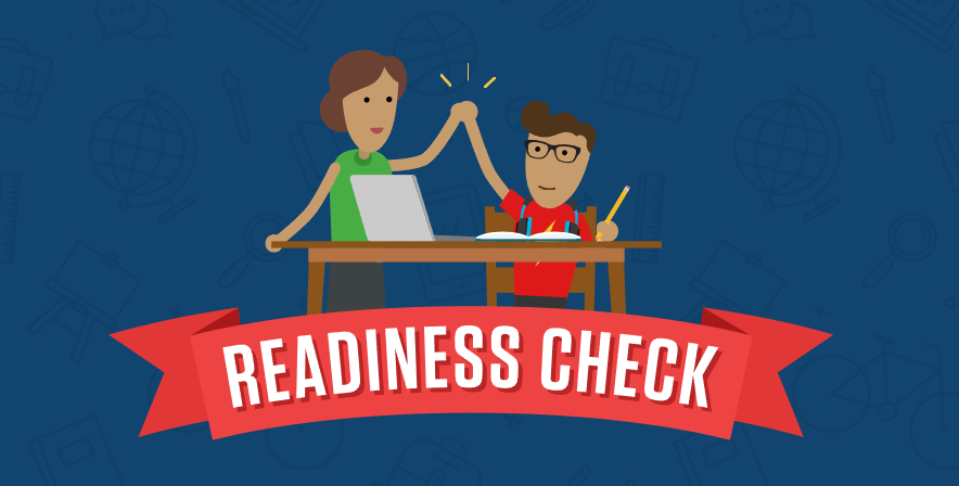 Screenshot of the Learning Heroes Readiness Check website